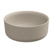 GSG Hit Раковина чаша d42 см, без перелива и отверстия под смеситель, цвет: sabbia matt HILAVRO42034