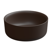 GSG Hit Раковина чаша d42 см, без перелива и отверстия под смеситель, цвет: cacao matt HILAVRO42035
