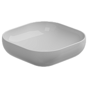 GSG Easy Раковина чаша 45х45 см, без перелива и отверстия под смеситель, цвет: белый глянцевый EALAVQU45000