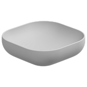 GSG Easy Раковина чаша 45х45 см, без перелива и отверстия под смеситель, цвет: белый матовый EALAVQU45001