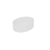 GSG Like Раковина чаша 45х35 см, без перелива и отверстия под смеситель, цвет: белый матовый LKLAVFSBF45001