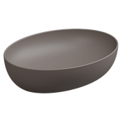 GSG Easy Раковина чаша 55х42 см, без перелива и отверстия под смеситель, цвет: tortora matt EALAVOV55029