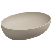 GSG Easy Раковина чаша 55х42 см, без перелива и отверстия под смеситель, цвет: sabbia matt EALAVOV55034