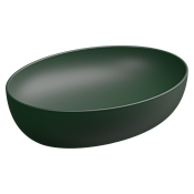 GSG Easy Раковина чаша 55х42 см, без перелива и отверстия под смеситель, цвет: smeraldo matt EALAVOV55036