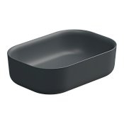 GSG Hit Раковина чаша 60х42 см, без перелива и отверстия под смеситель, цвет: ebano matt HILAVRE60028