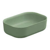 GSG Hit Раковина чаша 60х42 см, без перелива и отверстия под смеситель, цвет: salvia matt HILAVRE60031