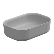 GSG Hit Раковина чаша 60х42 см, без перелива и отверстия под смеситель, цвет: perla matt HILAVRE60033