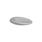 GSG Touch Раковина чаша 90х45 см, без перелива и отверстия под смеситель, цвет: белый глянцевый TOLAV90000