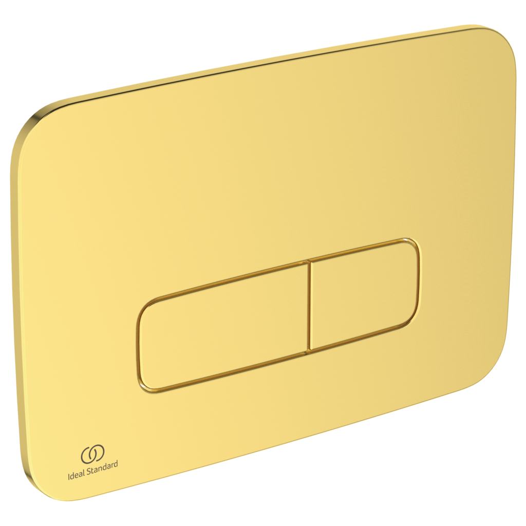 Ideal Standard Prosys Oleas Кнопка смыва, 2 режима, пластик, цвет: brushed gold R0459A2
