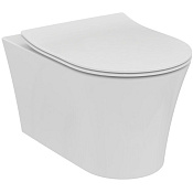 Ideal Standard La Dolce Vita Унитаз подвесной 54,5x36 см с крышкой микролифт, цвет: euro white E330301