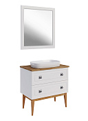 ASB-Mebel Каталина Комплект мебели массив ясеня 80x48x85,5h см, цвет: слоновая кость 120971 СК 80