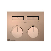 Gessi Hi-Fi Термостат для душа, с включением до 2 источников одновременно, цвет: copper PVD 63004#030