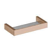 Gessi Inverso/Rettangolo Полка-решетка подвесная 30 см, цвет: copper PVD 20947#030