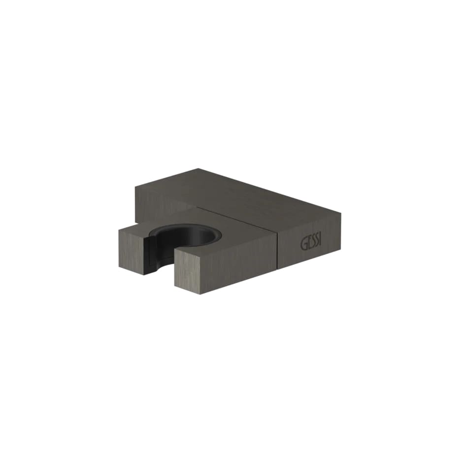Gessi Rettangolo Держатель поворотный для душевой лейки, цвет: black metal brushed PVD 20160#707