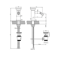 Gessi Origini Смеситель для биде, цвет: dark bronze 66007#845