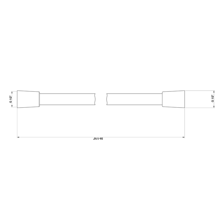 Gessi Шланг для душа 150см, цвет: dark bronze 01637#845