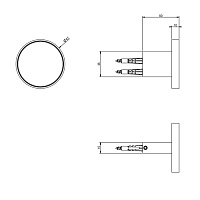 Gessi Origini Крючок, цвет: brushed brass PVD 66521#727