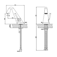 Gessi Cono Смеситель для раковины, цвет: matte white 45001#279