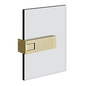 Gessi Shower Rigato Петля стена-стекло 8-10мм, если вес двери превышает 50 кг, цвет: brass PVD 67501#710