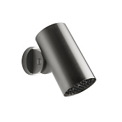 Gessi 316 Flessa Верхний душ d7,9 см, настенный, 1 вид струи тропический ливень, цвет: steel brushed 57203#239