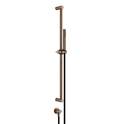 Gessi 316 Bath-Shower Штанга 82,8см, с руч душ,шлангом 1,5м, шланг.подсоед, цвет: copper brushed PVD 54045#708
