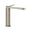 Gessi Rettangolo K Смеситель для раковины на 1 отверстие, излив 21,3 cм, цвет: finox brushed nickel 53004#149