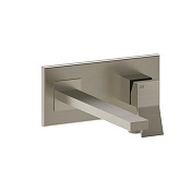 Gessi Rettangolo K Встраиваемый однорычажный cмеситель для раковины, цвет: finox brushed nickel 53088#149