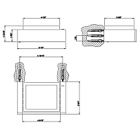 Gessi Rettangolo Мыльница подвесная, цвет: finox brushed nickel 20801#149