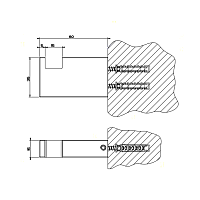 Gessi Rettangolo Крючок настенный, цвет: finox brushed nickel 20921#149