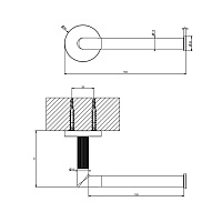 Gessi Ingranaggio Держатель туалетной бумаги, цвет: finox brushed nickel 63855#149