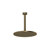 Gessi Душевая головка потолочная, поворотная с шарниром D-25 L-26.1. цвет: antique brass 63352#713