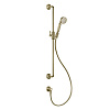 Gessi Venti20 Штанга в комплекте с лейкой, шланг 1,50 м и вывод воды, цвет: brushed brass PVD 65142#727