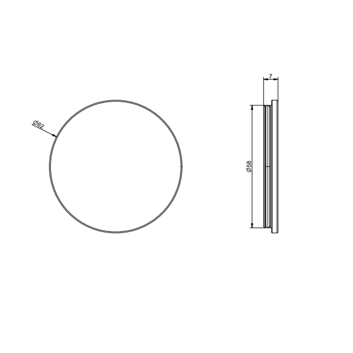 Gessi Habito Мыльница настенная белая, цвет: finox brushed nickel 66401#149