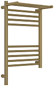 Сунержа Богема 3.1 с 1 полкой Полотенцесушитель элект. 40х60h см, левое, цвет: золотой шёлк мат 32-6006-6040