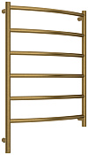 Сунержа Галант 3.1 Полотенцесушитель электрический 60х80h см, левое, цвет: состаренная латунь браш. 051-6000-8060