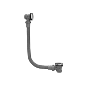 Burlington Clearwater Слив-перелив для ванны автоматический, гофрированная труба, цвет: хром глянец CW8