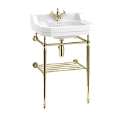 Burlington Полка для полотенец 47,5х37,7 см, накладная, цвет: золото глянцевый T22A-S GOLD