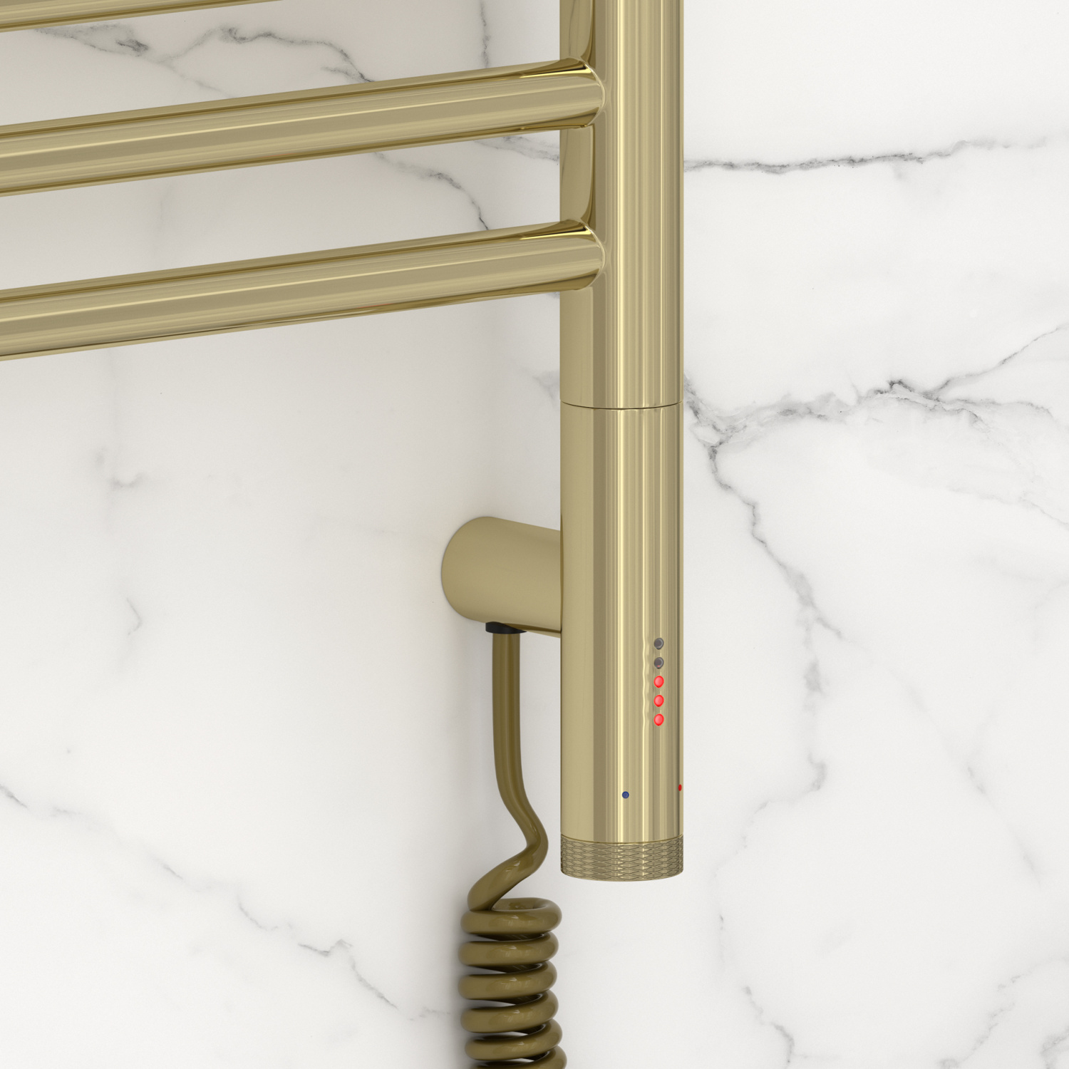 Сунержа Богема 3.1 прямая Полотенцесушитель электрический 30х100h см, правое, цвет: шампань глянец 020-6005-1030