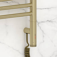 Сунержа Богема 3.1 прямая Полотенцесушитель электрический 30х100h см, правое, цвет: шампань глянец 020-6005-1030