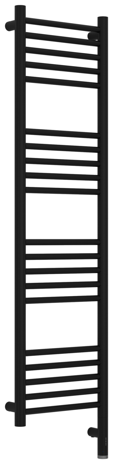 Сунержа Богема 3.1 прямая Полотенцесушитель электрический 30х120h см, правое, цвет: чёрный матовый 31-6005-1230