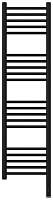 Сунержа Богема 3.1 прямая Полотенцесушитель электрический 30х120h см, правое, цвет: чёрный матовый 31-6005-1230