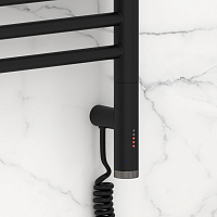 Сунержа Богема 3.1 прямая Полотенцесушитель электрический 30х120h см, правое, цвет: чёрный матовый 31-6005-1230