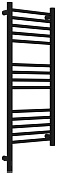 Сунержа Богема 3.1 прямая Полотенцесушитель электрический 30х80h см, левое, цвет: чёрный матовый 31-6004-8030