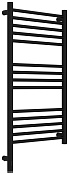 Сунержа Богема 3.1 прямая Полотенцесушитель электрический 40х80h см, левое, цвет: чёрный матовый 31-6004-8040