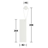 Keuco Universal Душевой скребок с настенным держателем, цвет: белый 04959 510000