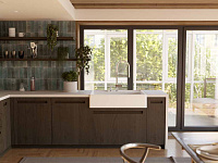 Omoikiri Kanto 2 Plus SB BN-WH Смеситель для кухни, гибкий излив, цвет: нержавеющая сталь 4994450