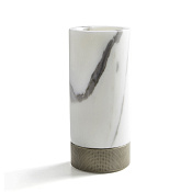 3SC Apuana 2.0 Стакан для зубных щеток настольный, мрамор, цвет: polished satin nickel AP03ANK