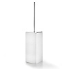 3SC Bemood Ершик для унитаза напольный с композитной колбой, цвет: Polished Satin Nickel BEMW17ANK