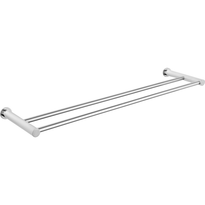 Cisal Xion Полотенцедержатель двойной подвесной 60 см, цвет: brushed stainless steel XI090101D1