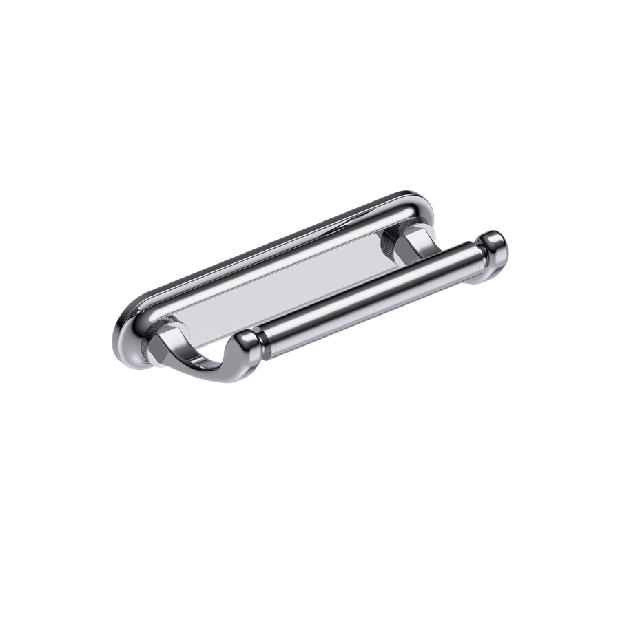 Burlington Guild Держатель туалетной бумаги настенный, цвет: хром глянцевый GU029C